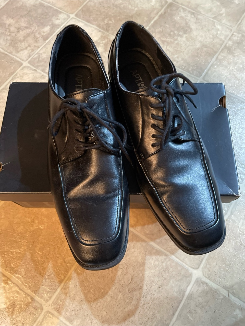Men's Black APCRAIGBLACK Dress Shoes Apt 9 Size 11
